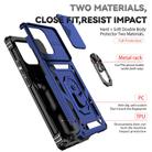 For Motorola Moto X40 Pro Sliding Camshield Holder Phone Case(Blue) - 3