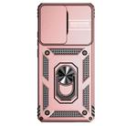 For Motorola Moto X40 Pro Sliding Camshield Holder Phone Case(Rose Gold) - 2