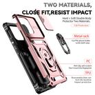 For Motorola Moto X40 Pro Sliding Camshield Holder Phone Case(Rose Gold) - 3