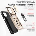 For Motorola Moto G Stylus 5G 2023 Sliding Camshield Holder Phone Case(Gold) - 3