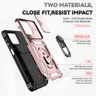 For Motorola Moto G Stylus 5G 2023 Sliding Camshield Holder Phone Case(Rose Gold) - 3