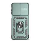 For Motorola Moto G Stylus 5G 2023 Sliding Camshield Holder Phone Case(Dark Green) - 2