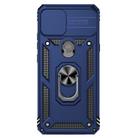For Motorola One 5G Ace Sliding Camshield Holder Phone Case(Blue) - 2