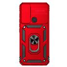 For Motorola Moto G50 Sliding Camshield Holder Phone Case(Red) - 2