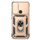 For Motorola Moto G50 Sliding Camshield Holder Phone Case(Gold) - 2