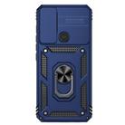 For Motorola Moto G50 Sliding Camshield Holder Phone Case(Blue) - 2