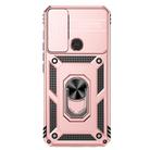 For Motorola Moto G50 Sliding Camshield Holder Phone Case(Rose Gold) - 2