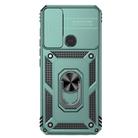 For Motorola Moto G50 Sliding Camshield Holder Phone Case(Dark Green) - 2