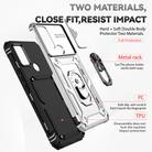 For Motorola Moto G50 Sliding Camshield Holder Phone Case(Silver) - 3