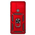 For Motorola Moto G60s Sliding Camshield Holder Phone Case(Red) - 2