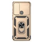 For Motorola Moto G60s Sliding Camshield Holder Phone Case(Gold) - 2