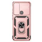 For Motorola Moto G60s Sliding Camshield Holder Phone Case(Rose Gold) - 2