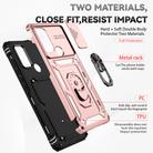 For Motorola Moto G60s Sliding Camshield Holder Phone Case(Rose Gold) - 3