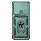 For Motorola Moto G60s Sliding Camshield Holder Phone Case(Dark Green) - 2