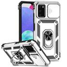 For Samsung Galaxy A02s / A03s 164mm Sliding Camshield Holder Phone Case(Silver) - 1