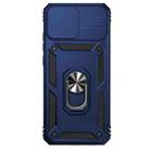 For Samsung Galaxy A24 Sliding Camshield Holder Phone Case(Blue) - 2
