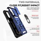 For Samsung Galaxy A24 Sliding Camshield Holder Phone Case(Blue) - 3