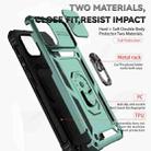 For Samsung Galaxy A03 166mm Sliding Camshield Holder Phone Case(Dark Green) - 3