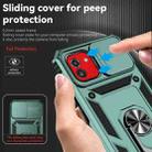 For Samsung Galaxy A03 166mm Sliding Camshield Holder Phone Case(Dark Green) - 7