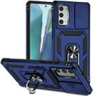 For Samsung Galaxy Note20 Sliding Camshield Holder Phone Case(Blue) - 1