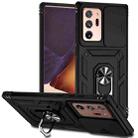 For Samsung Galaxy Note20 Ultra Sliding Camshield Holder Phone Case(Black) - 1