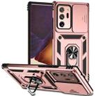 For Samsung Galaxy Note20 Ultra Sliding Camshield Holder Phone Case(Rose Gold) - 1