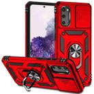 For Samsung Galaxy S20 Sliding Camshield Holder Phone Case(Red) - 1
