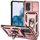 For Samsung Galaxy S20+ Sliding Camshield Holder Phone Case(Rose Gold) - 1