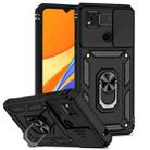 For Xiaomi Redmi 10A Sliding Camshield Holder Phone Case(Black) - 1