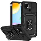 For Xiaomi Redmi 10C Sliding Camshield Holder Phone Case(Black) - 1