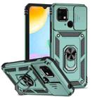 For Xiaomi Redmi 10C Sliding Camshield Holder Phone Case(Dark Green) - 1