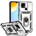 For Xiaomi Redmi 10C Sliding Camshield Holder Phone Case(Silver) - 1