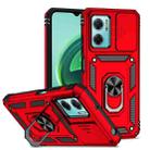 For Xiaomi Redmi Note 11E Sliding Camshield Holder Phone Case(Red) - 1