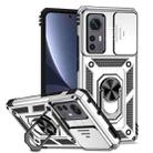 For Xiaomi 12 Sliding Camshield Holder Phone Case(Silver) - 1