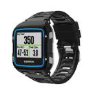 For Garmin Forerunner 920XT Solid Color Silicone Replacement Watch Band(Black) - 1