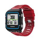 For Garmin Forerunner 920XT Solid Color Silicone Replacement Watch Band(Red) - 1