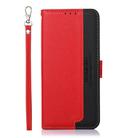 For iPhone 16 Plus KHAZNEH Litchi Texture Leather RFID Phone Case(Red) - 3