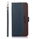 For iPhone 17 KHAZNEH Litchi Texture Leather RFID Phone Case(Blue) - 3