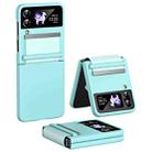 For Samsung Galaxy Flip4 PC Skin Feel Hinge Shockproof Protective Phone Case(Green) - 1