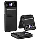 For Samsung Galaxy Flip4 PC Skin Feel Hinge Shockproof Protective Phone Case(Black) - 1