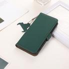 For iPhone 16 Pro Max Genuine Leather Magnetic RFID Leather Phone Case(Green) - 2