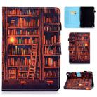 For Amazon Fire Max 11 2023 Colored Drawing Smart Leather Tablet Case(Bookshelf) - 1