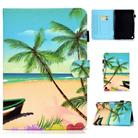 For Amazon Fire Max 11 2023 Colored Drawing Smart Leather Tablet Case(Beach) - 1