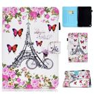 For Amazon Fire Max 11 2023 Colored Drawing Smart Leather Tablet Case(Flowers Tower) - 1
