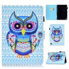 For Amazon Fire Max 11 2023 Colored Drawing Smart Leather Tablet Case(Colorful Owl) - 1
