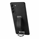 For Samsung Galaxy S23+ 5G SULADA PC + Leather Texture Skin Feel Shockproof Phone Case(Black) - 1