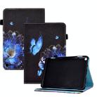 For Amazon Fire Max 11 2023 Colored Drawing Smart Leather Tablet Case(Flower) - 1