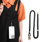 SULADA Multifunctional Universal Mobile Phone Love Lanyard(Black) - 1