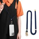 SULADA Multifunctional Universal Mobile Phone Love Lanyard(Blue) - 1