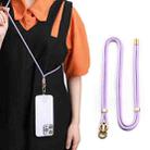 SULADA Multifunctional Universal Mobile Phone Love Lanyard(Purple) - 1